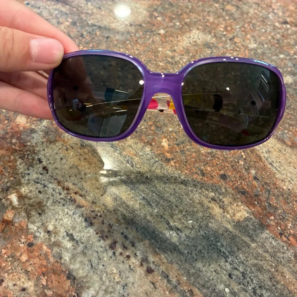 Suncloud Picnic Polarized Purple Wrap Sunglasses Small Kids Youth